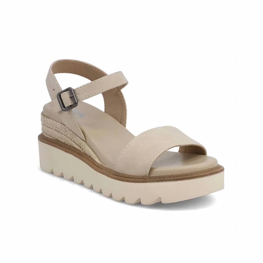 NEW MIA women's ophidia sandal in ecru